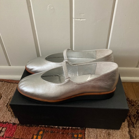 For Zora Silver Ballet Wedge size 10 - Picture 7 of 11